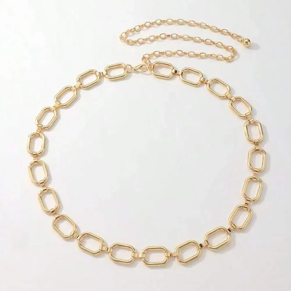 Stylish Gold Chain Belt M1522